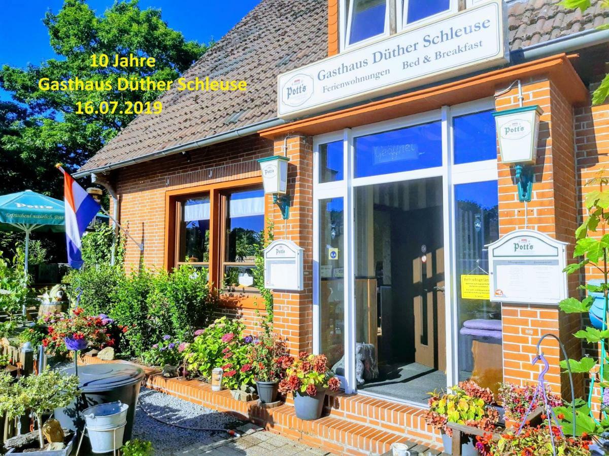 Gasthaus Duether Schleuse Duthe Εξωτερικό φωτογραφία
